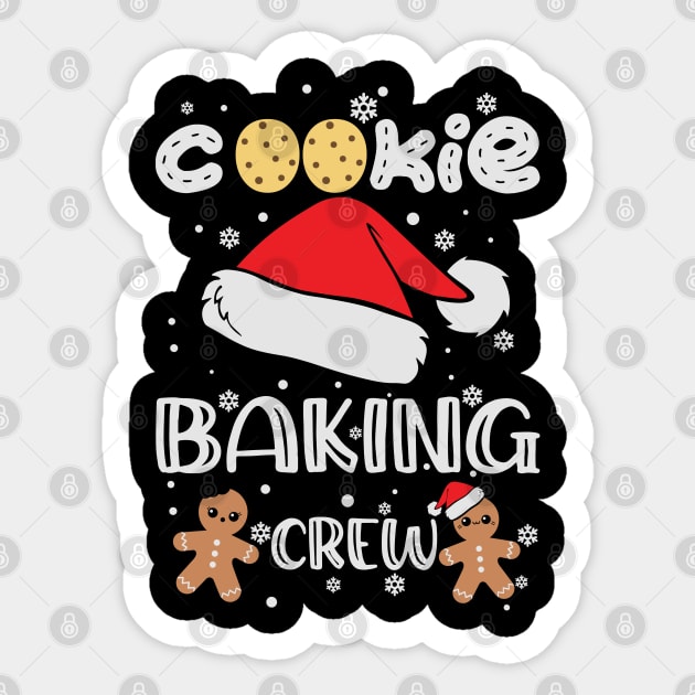 Cooking Baking Crew Funny Matching Family Christmas Gift Sticker by BadDesignCo